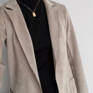 Faux Suede Jacket